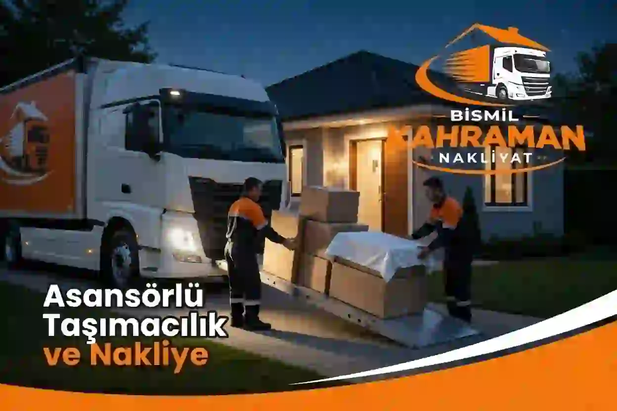 Asansörlü nakliyat aracı